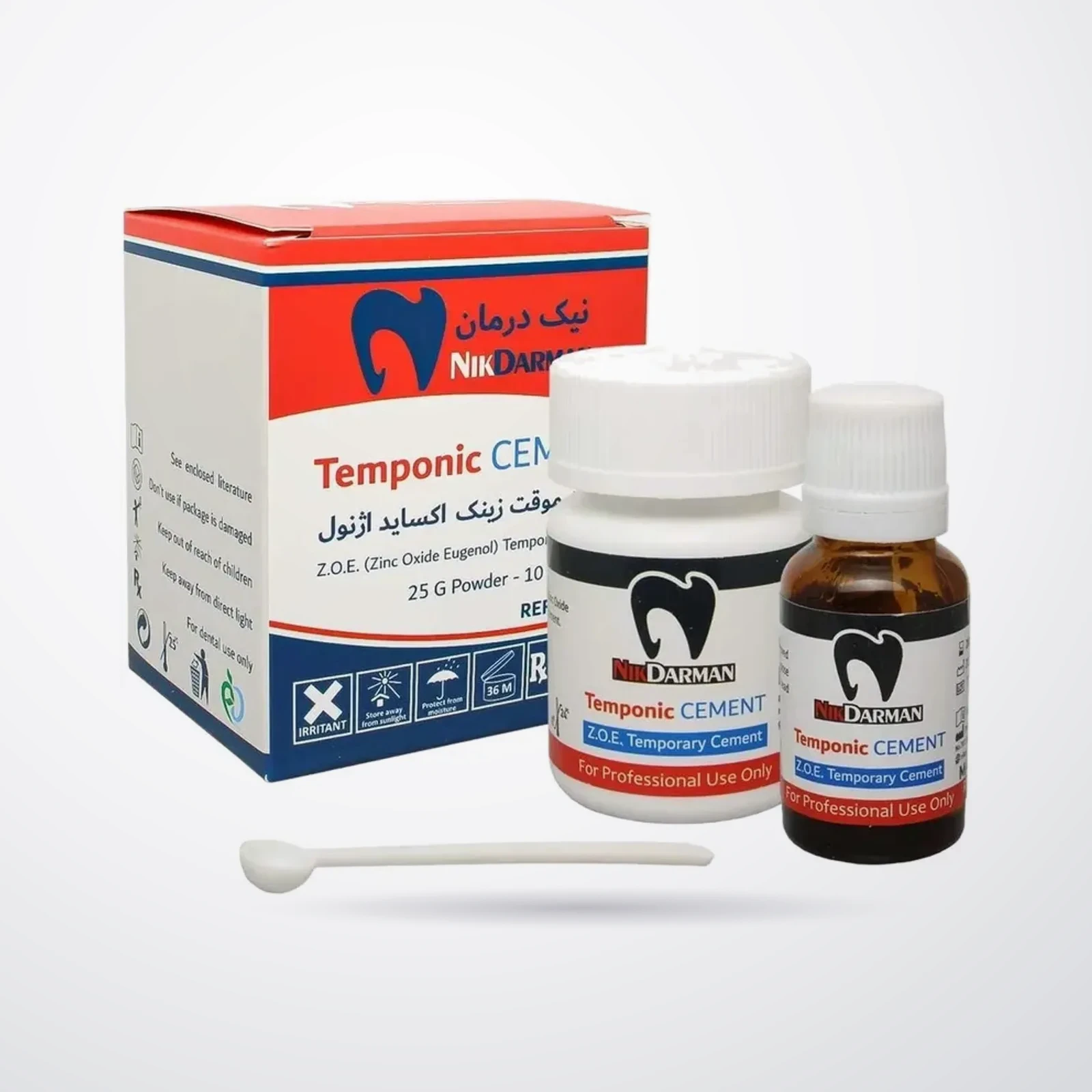 سمان زینک اکساید اژنول زونالین (۳۰گرم پودر+۱۸میل مایع)