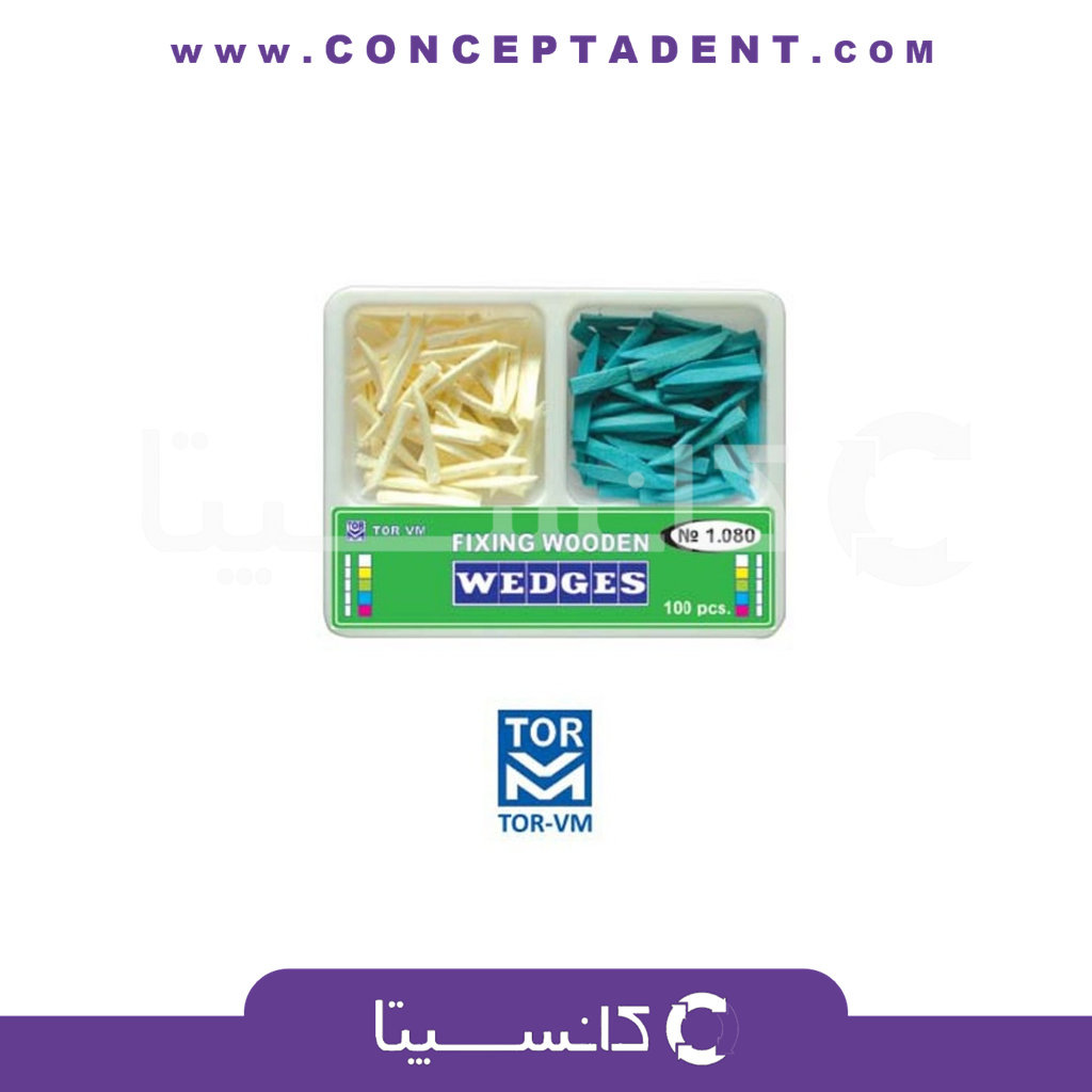وج آناتومیک 2 رنگ 100 عددی – Wooden Wedges 1.080