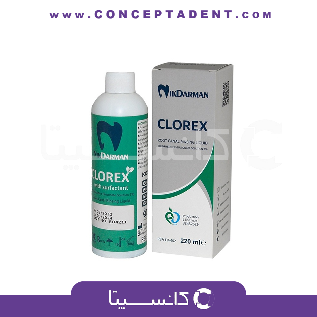 کلرهگزیدین نیک درمان بسته بندی کوچک – CLOREX 2% Nik Darman