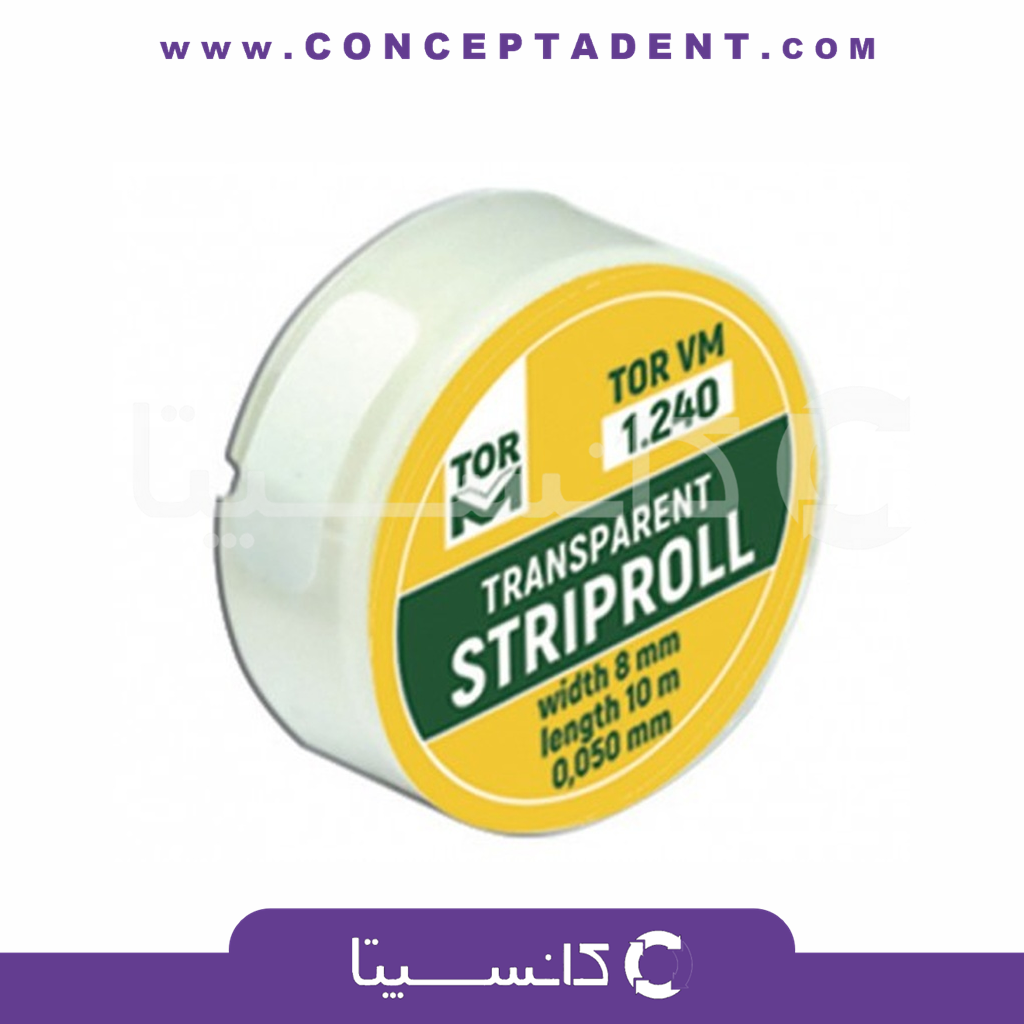 نوار سلولوئیدی شفاف رولی – Transparent Striproll برند TorVM