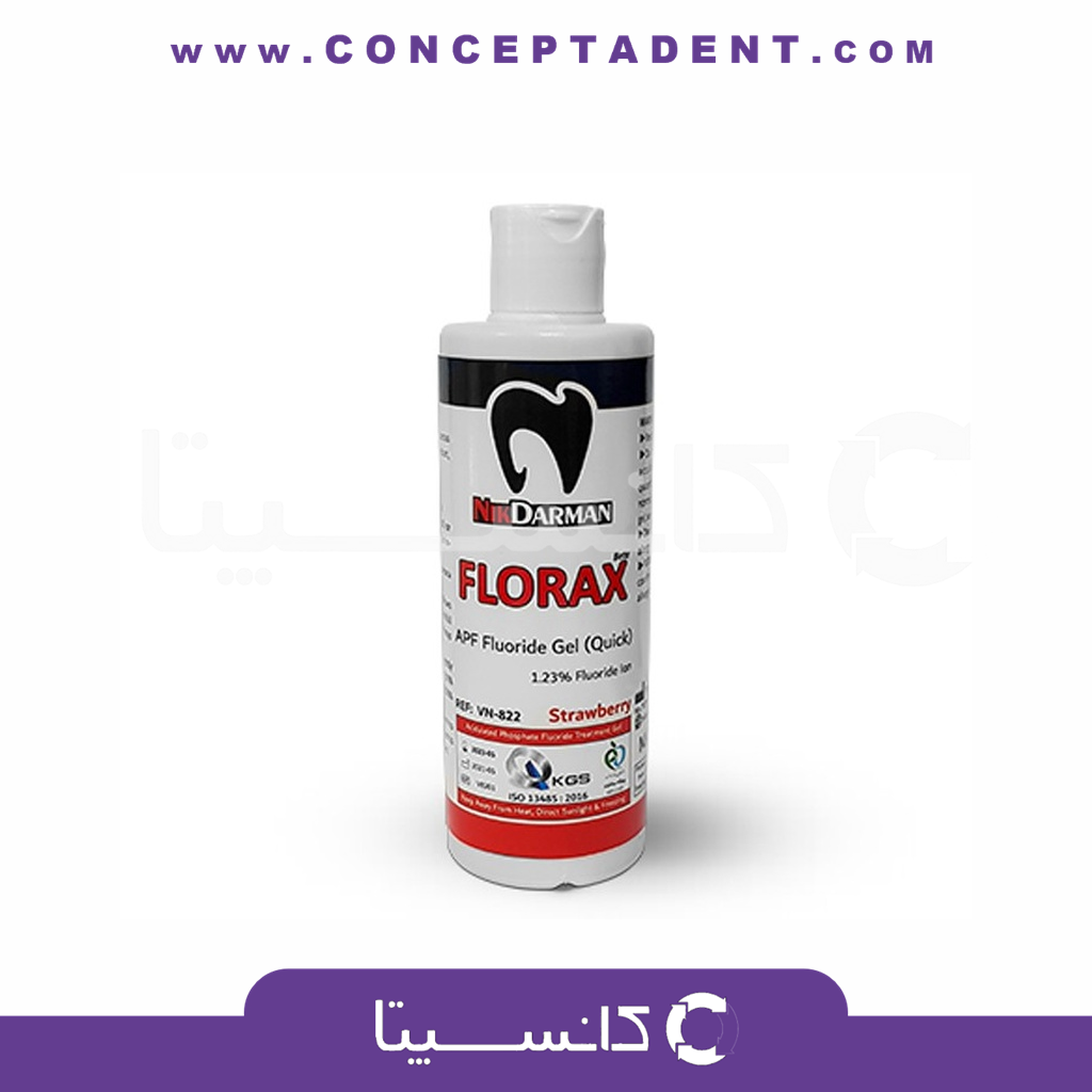 ژل فلوراید اسیدی 1.23% Florax – نیک درمان آسیا