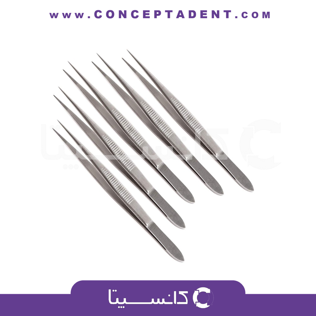 پنس مستقیم نوک باریک – Dissecting Tweezer