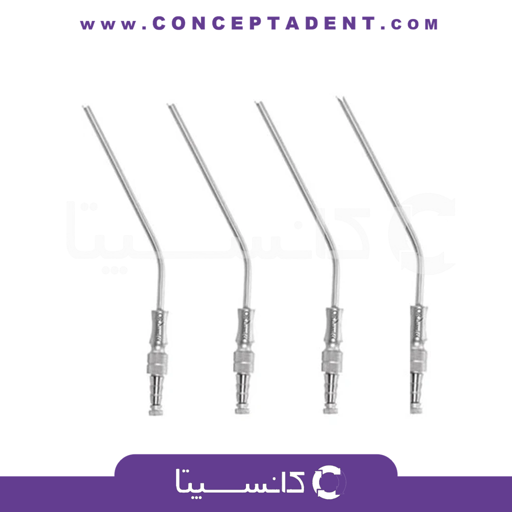 سرساکشن فلزی جراحی شماره 10 – Metal Surgical Aspirator Tips دنتال دیوایس