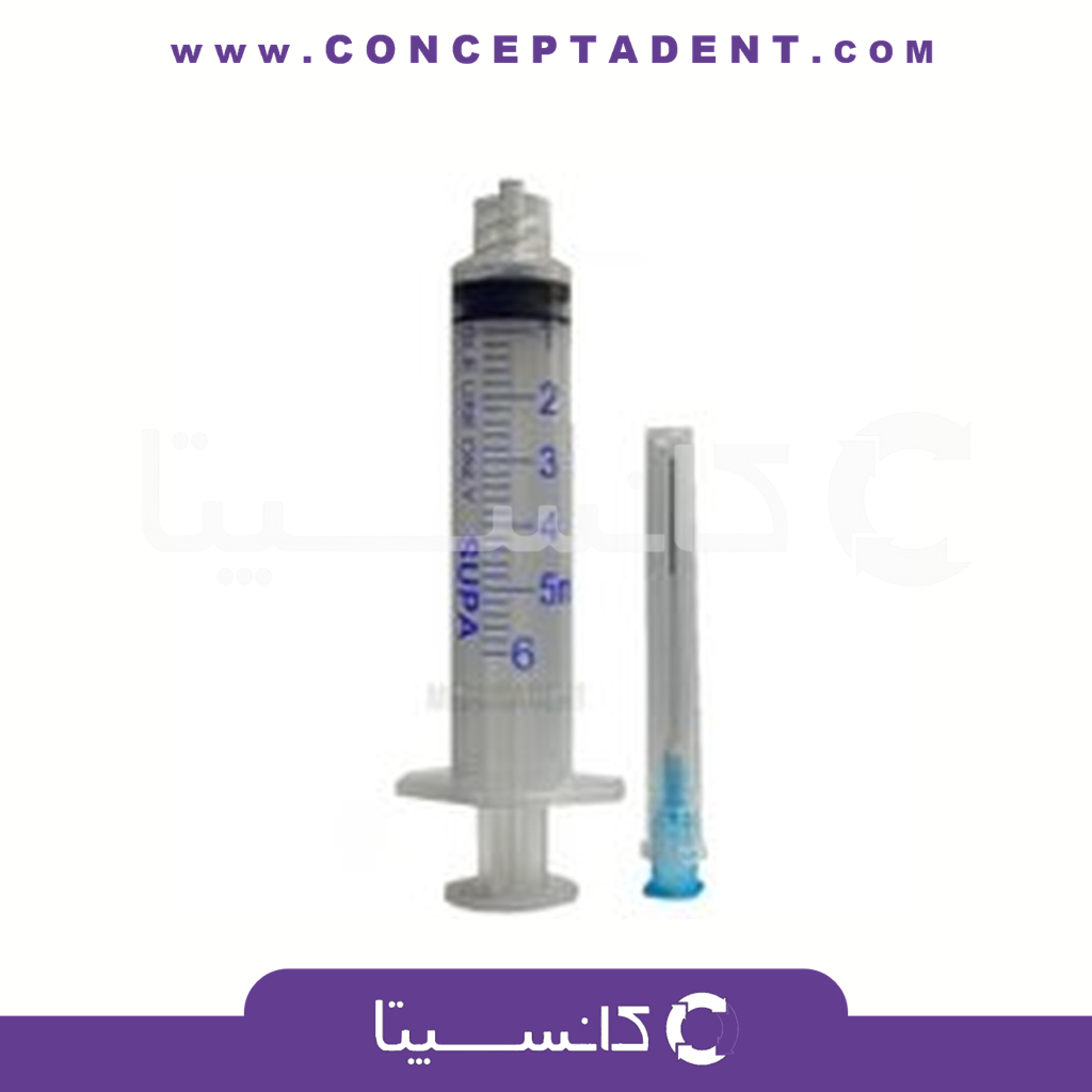 سرنگ شستشو 3 میل ل‍‍وئر لاک غیرکات سوپا SUPA بسته بندی 130 عددی – 3 ml Non-Cut Luer Lock Syringe SUPA Pack of 130