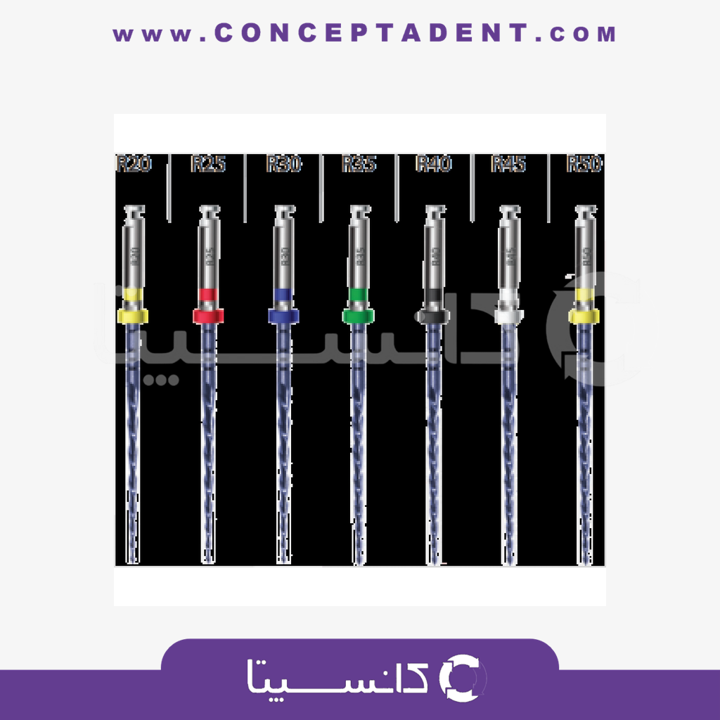 فایل روتاری آبی 25 میل – Action Blue Rotary File