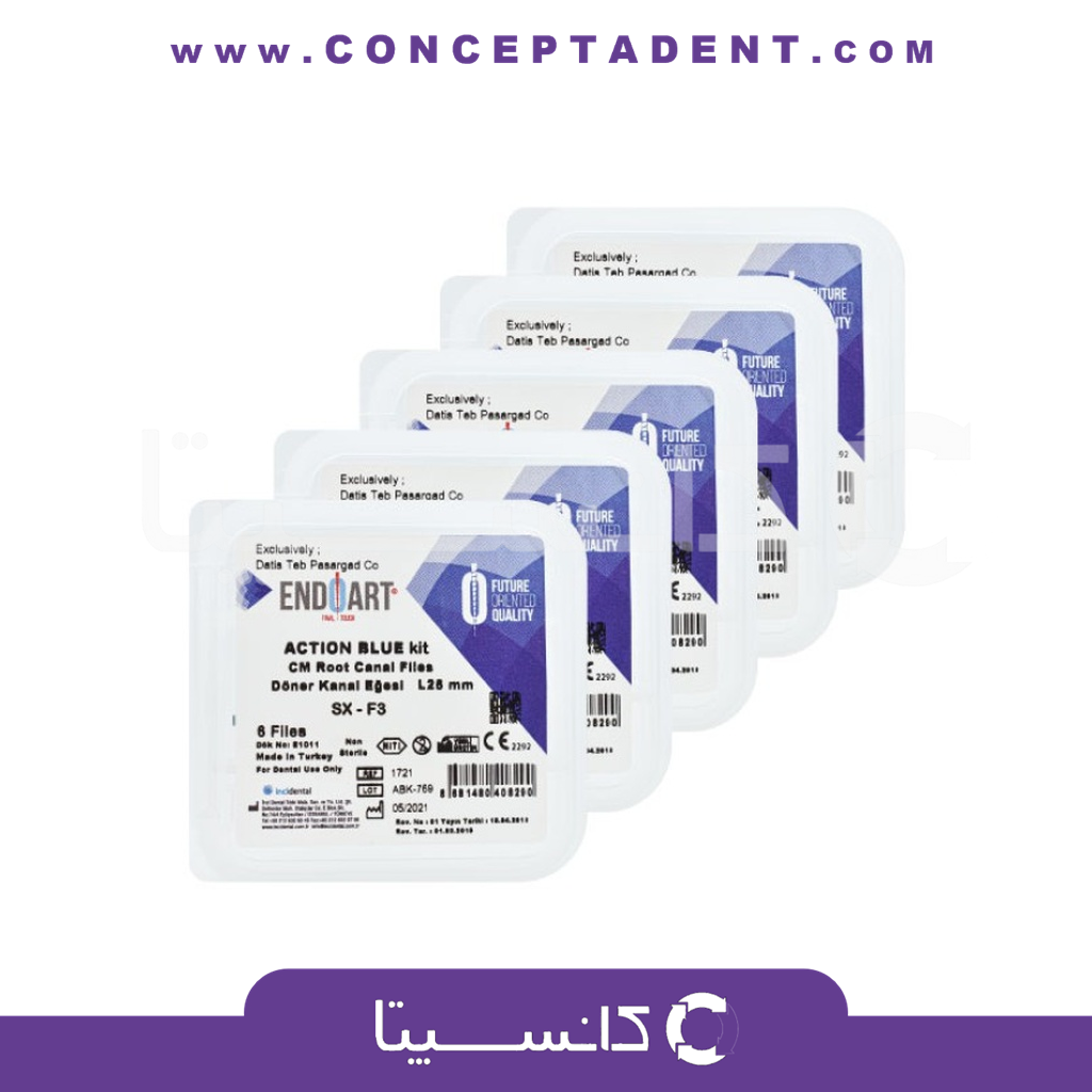 فایل روتاری آبی 25 میل – Action Blue Rotary File