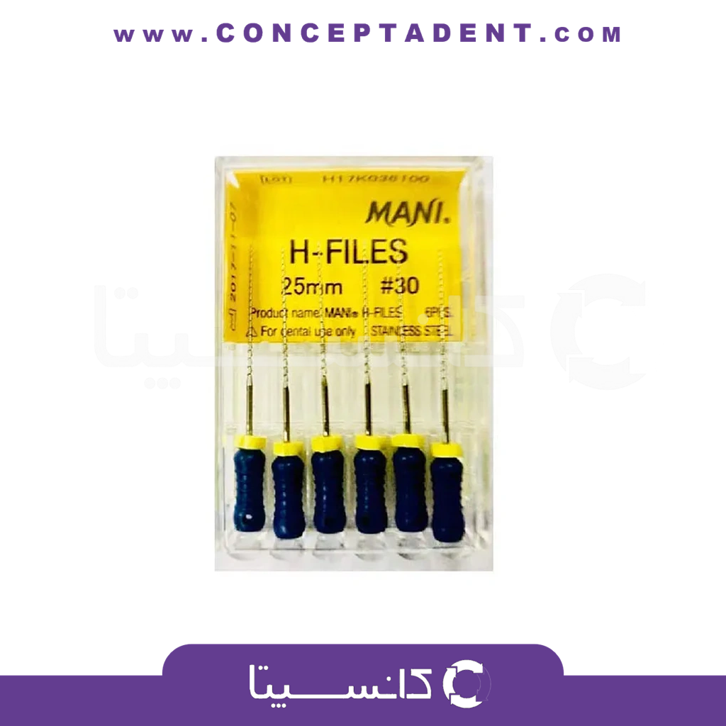 فایل دستی H طول 25 – Mani