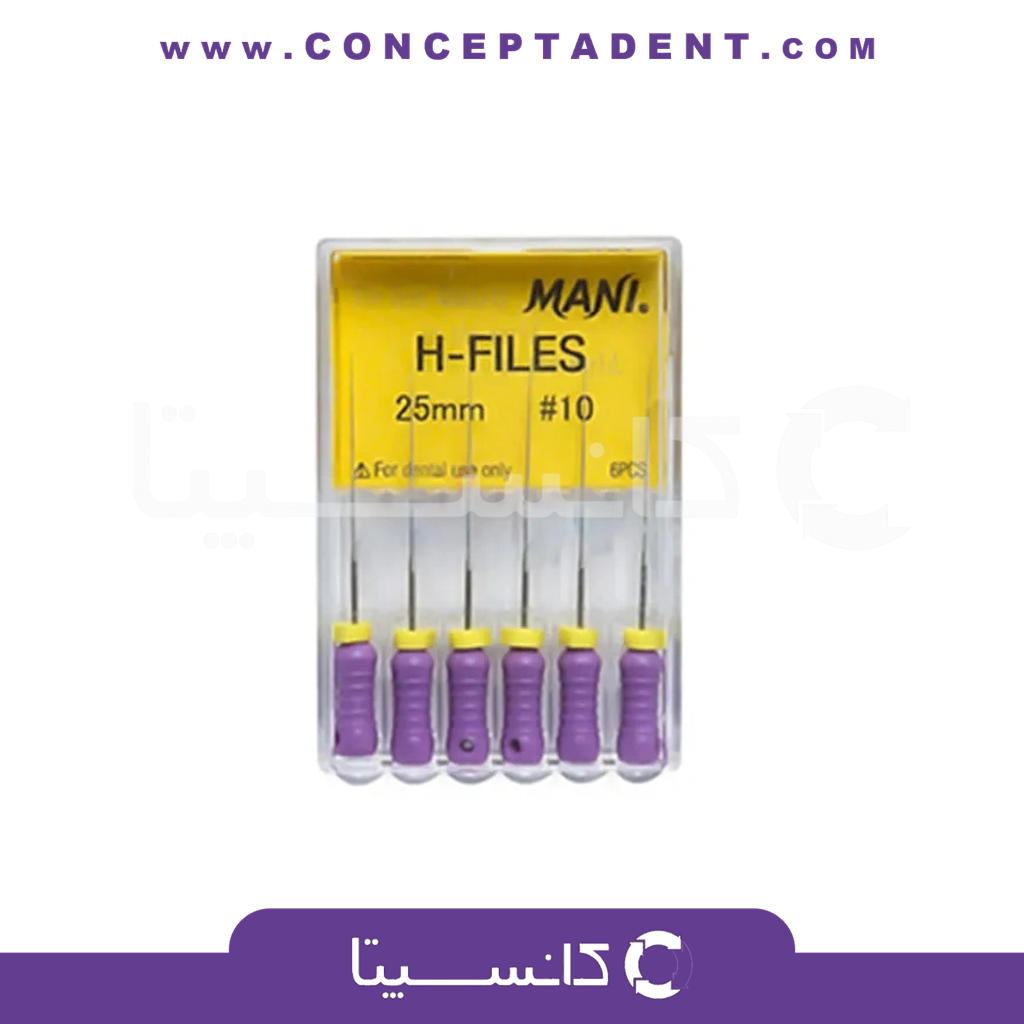 فایل دستی H طول 25 – Mani