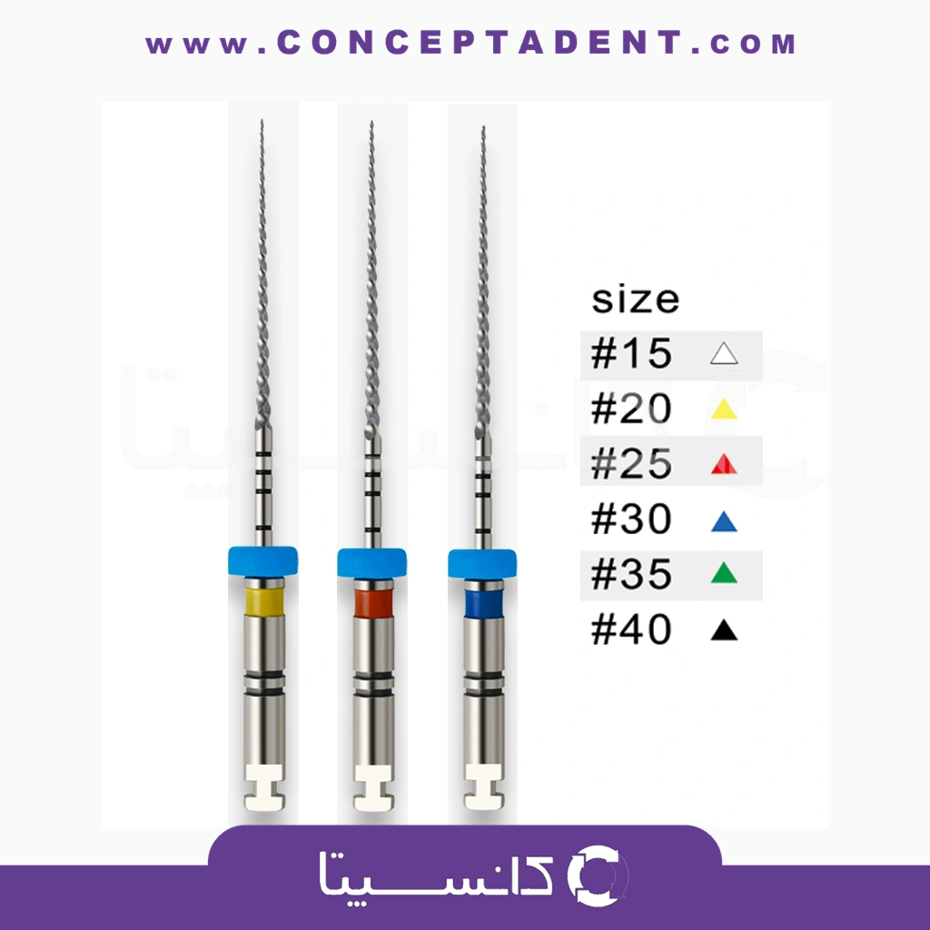 فایل روتاری بلو مدل KUV تیپر 4% – 4% KUV Rotary File