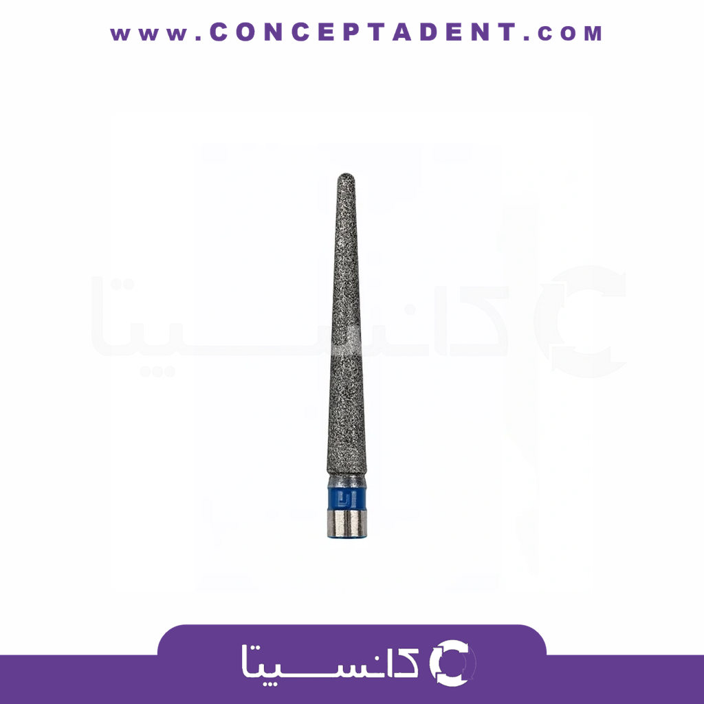 فرز الماسی مدل مخروطی ته گرد توربین فرم 200 – Dental Diamond Burs 850L