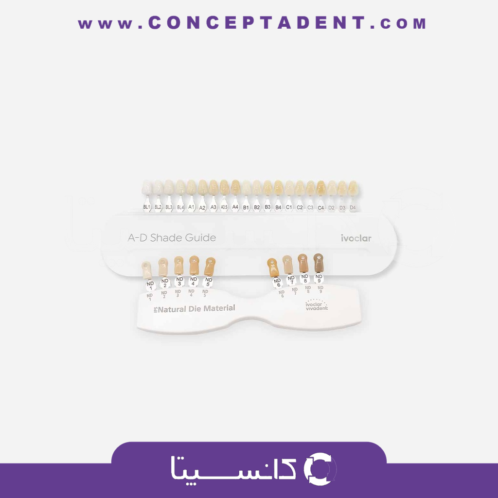 نمونه رنگ بلیچ ایوکلار – Ivoclar Bleach Shade Guide