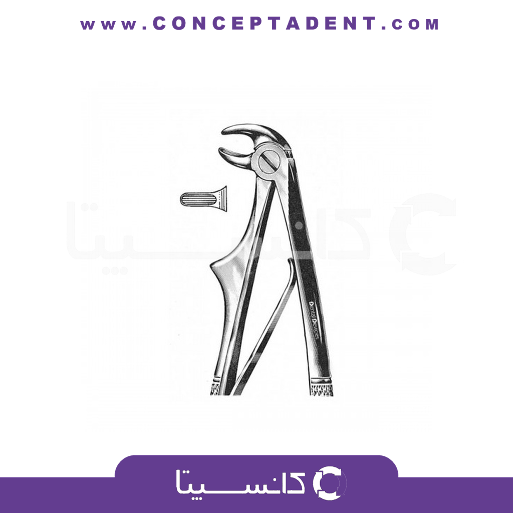 فورسپس ریشه کش پایین اطفال - Pediatric Lower Roots Forceps دنتال دیوایس – Dental Devices Pediatric Lower Roots Forceps