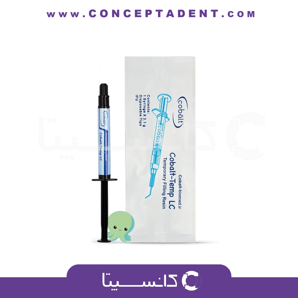 پانسمان موقت نوری Cobalt-Temp LC – Cobalt-Temp LC Light Cure Temporary Dressing