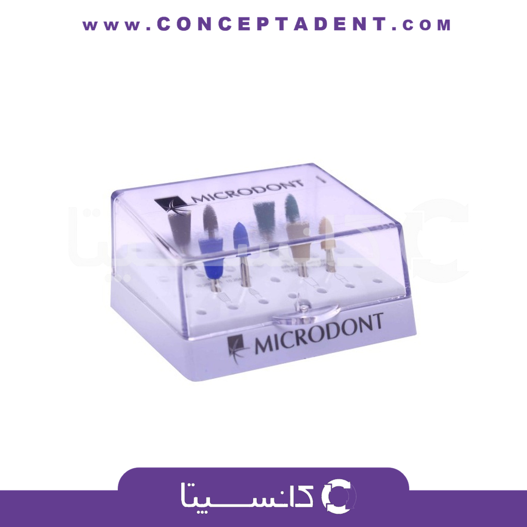 کیت مولت آمالگام 8 عددی – Dental Amalgam Polishers Kit