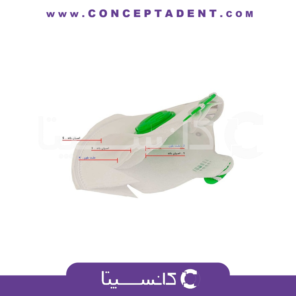 ماسک سوپاپدار 5 لایه 10 عددی – N95/FFP2 Mask