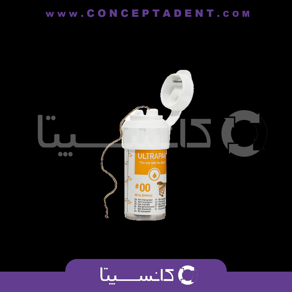 نخ زیرلثه اولترادنت – Ultrapak Retractor Cord UltraDent