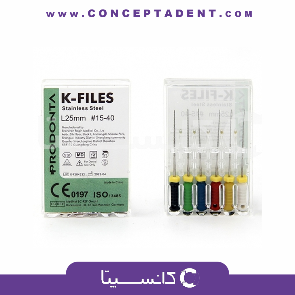 فایل دستی K طول 25 Rogin – Prodonta