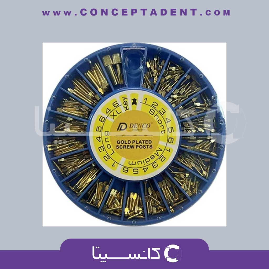 پین برنجی آسورت دنکو – Gold Plated Screw Post Denco