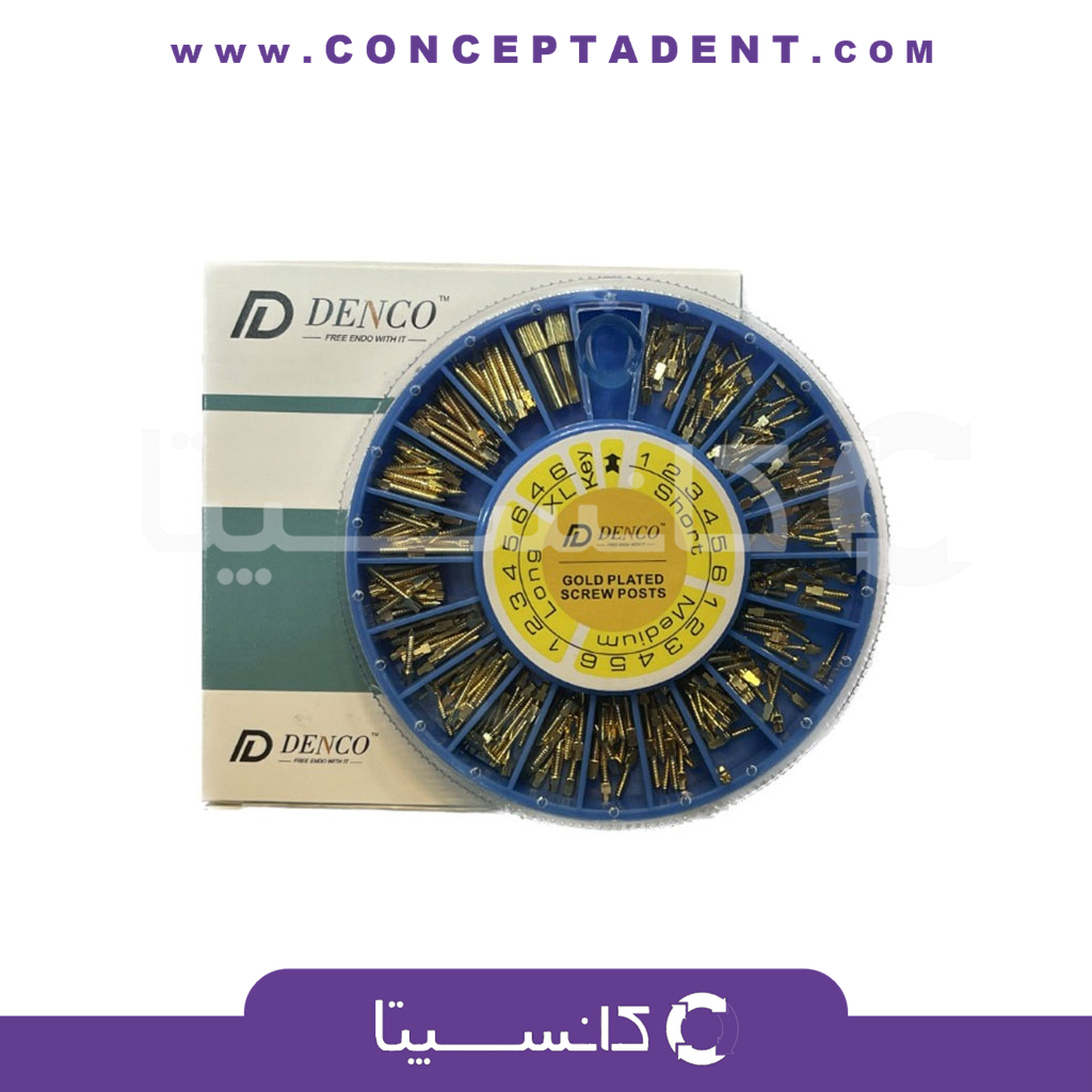 پین برنجی آسورت دنکو – Gold Plated Screw Post Denco