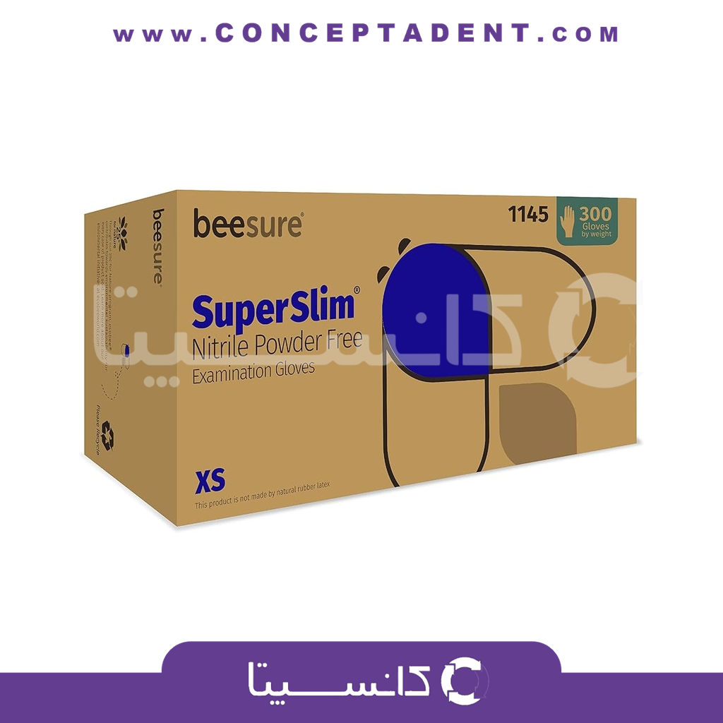 دستکش نیتریل بیشور – Beesure SuperSlim Gloves