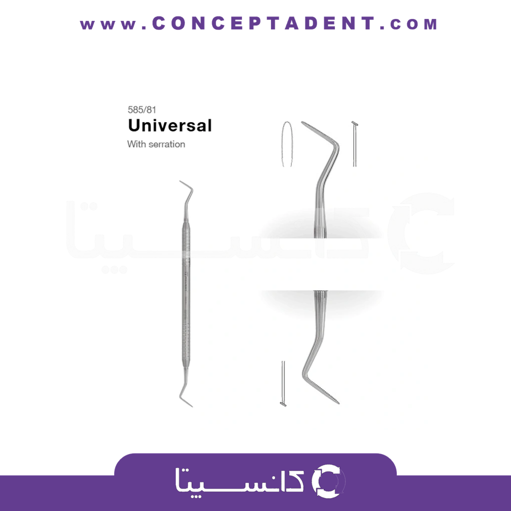 قلم نخ زیر لثه یونیورسال – Gingival Cord Packer Universal