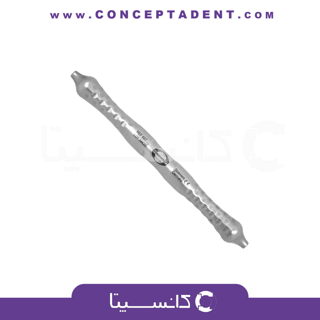 دسته آینه تمام استیل توخالی – satin-finished stainless steel, hollow Mirror Handle 466