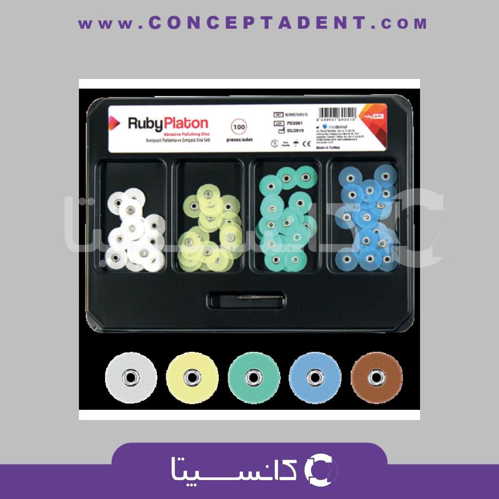 کیت پرداخت کامپوزیت 80 عددی به همراه یک عدد ماندرل – Polishing Discs 80 pcs+ Mandrell