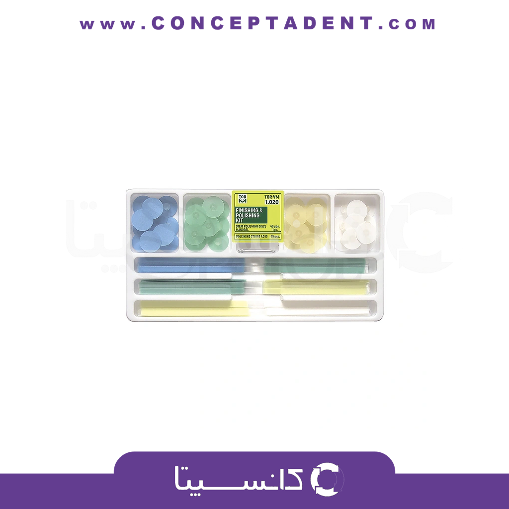 کیت دیسک پرداخت سطوح و نوار پرداخت بدون مرکز کد 1.020 – TorVM دیسک پالیش