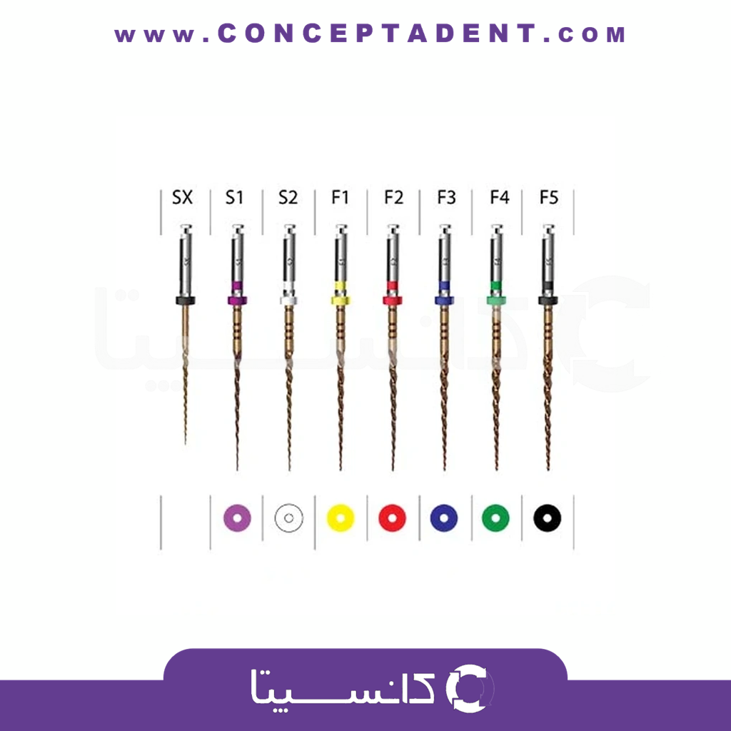 فایل روتاری طلائی طول 25 – Action Gold Rotary File