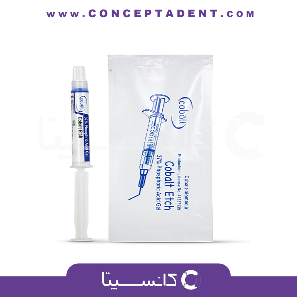 ژل اسید اچ 3 سرنگه Etch 37% برند کبالت – Gel Acid Etch 37% Cobalt