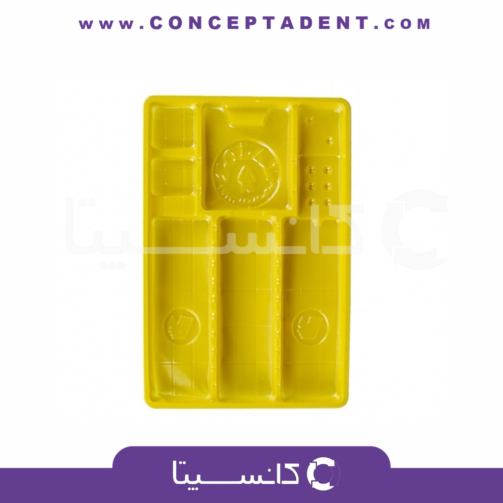 سینی یکبار مصرف 500 گرمی رنگی – زلال طب شیمی