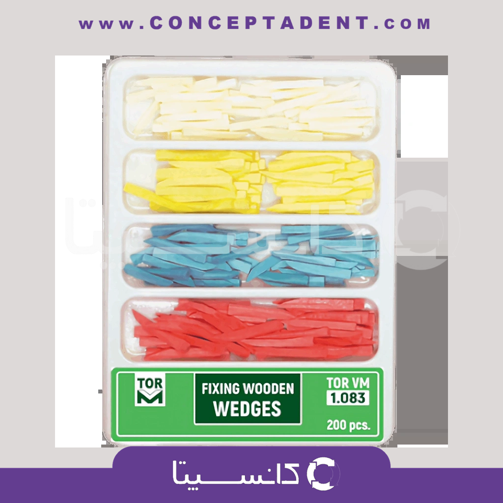 وج اناتومیک 4 رنگ 200 عددی کد 1.083 – Tor VM Anatomical Wedge 200 Pieces