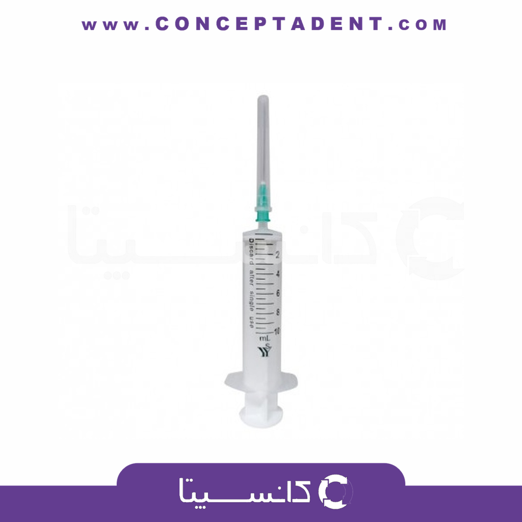 سرنگ لوئراسلیپ دو تکه با سرسوزن تیز – Yazd Syringe