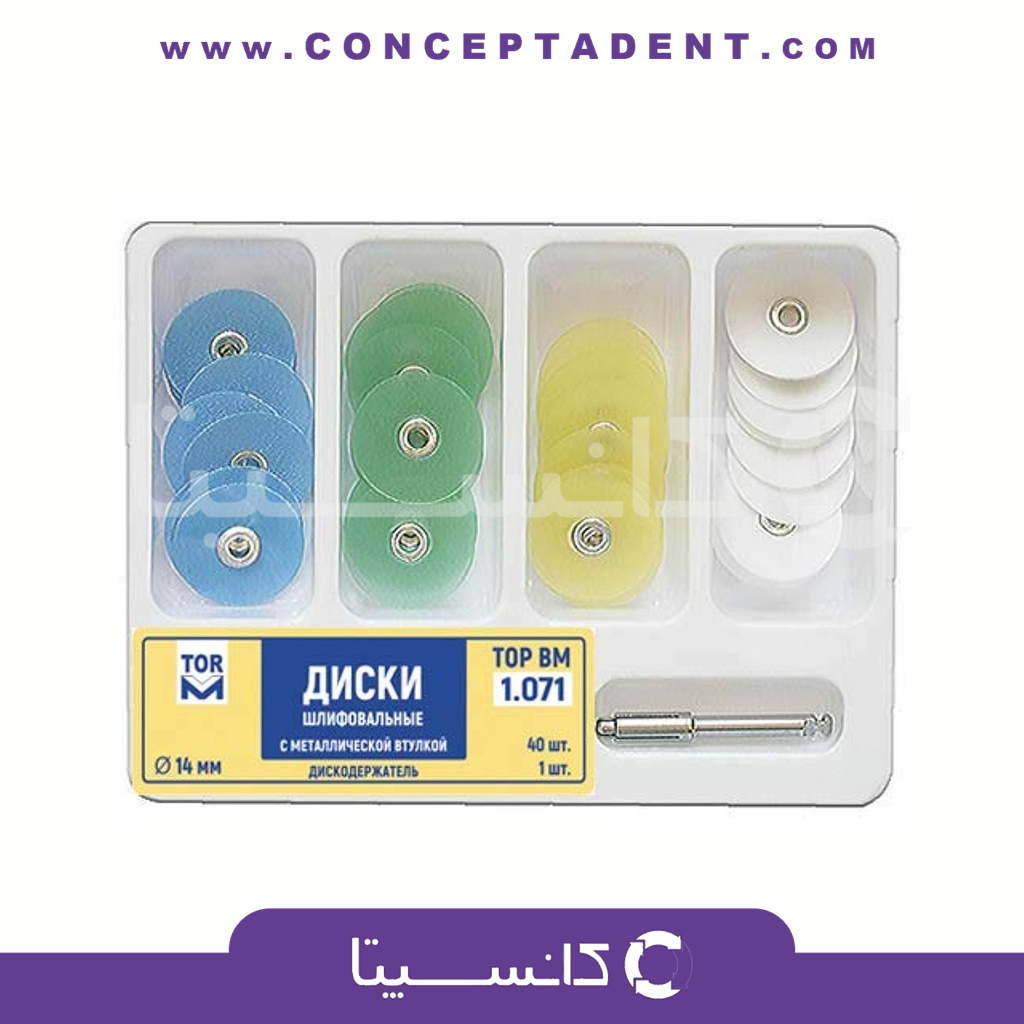 دیسک پرداخت مرکزدار تک رنگ Tor VM – 14mm