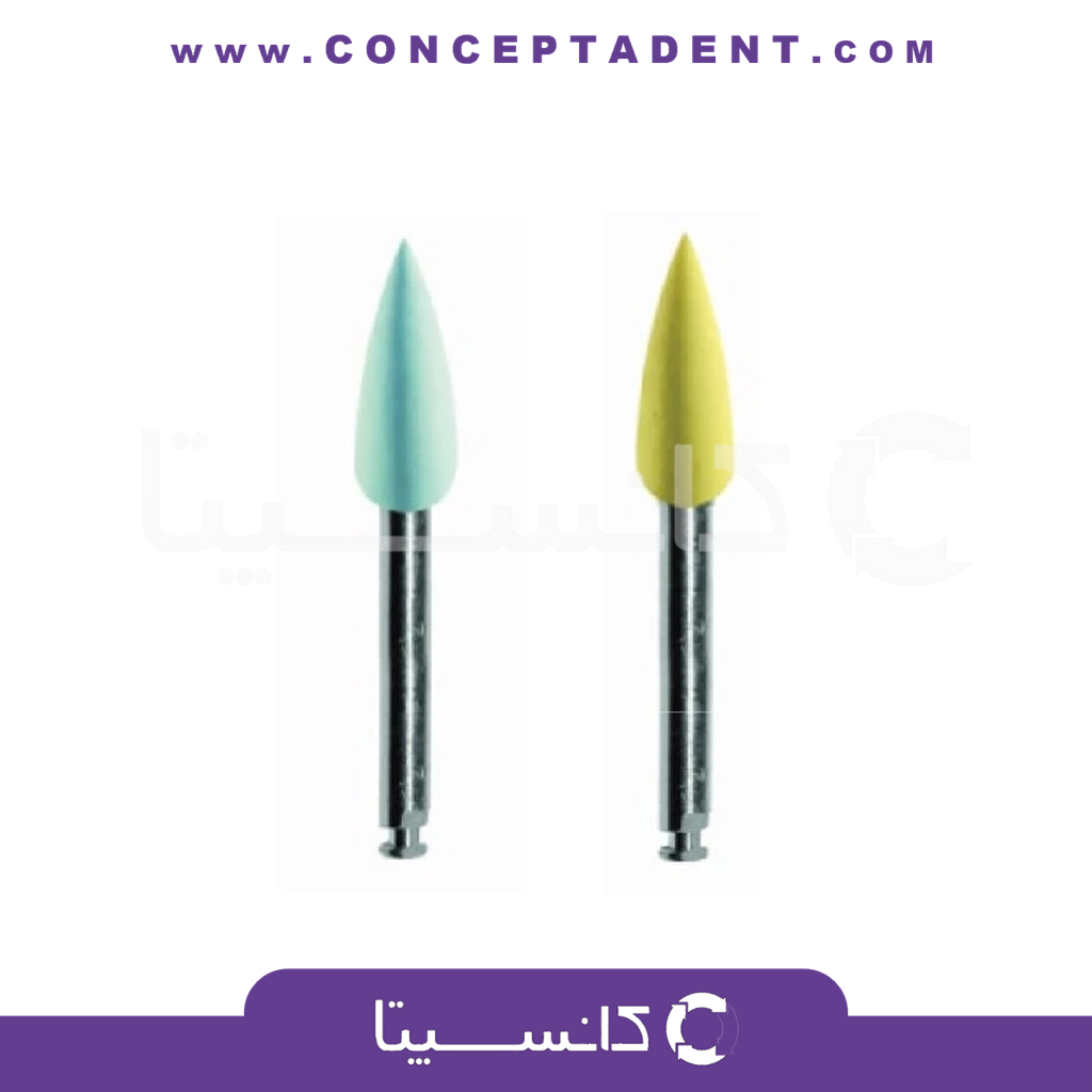 مولت پالیش کامپوزیت میکروفیل شکل شعله شمعی بزرگ 5 عددی – MicroFill Composite Polisher