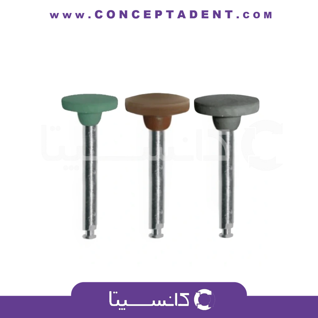 مولت آمالگام و طلا شکل دیسکی تخت 5 عددی – Amalgam And Gold Polisher