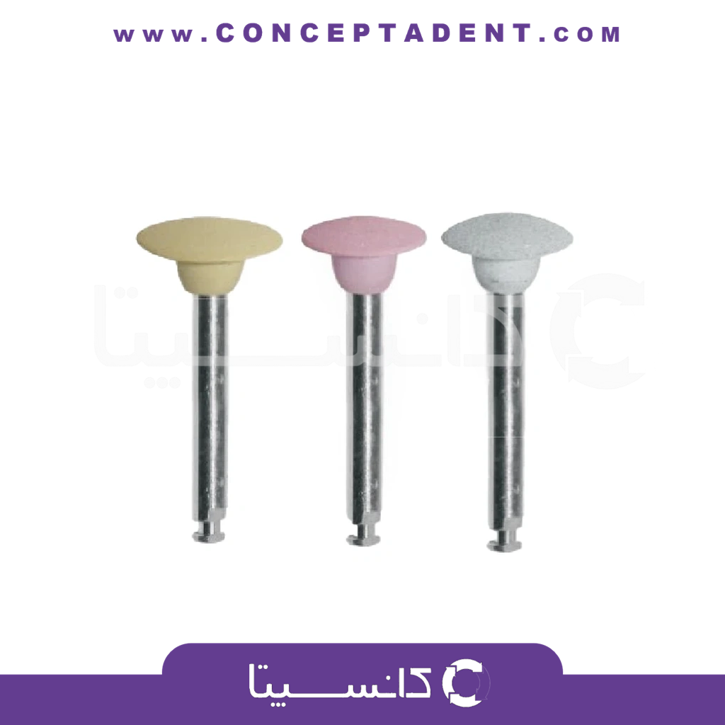 مولت پرسلن یونیورسال شکل دیسکی محدب 5 عددی – Universal Silicone Polisher