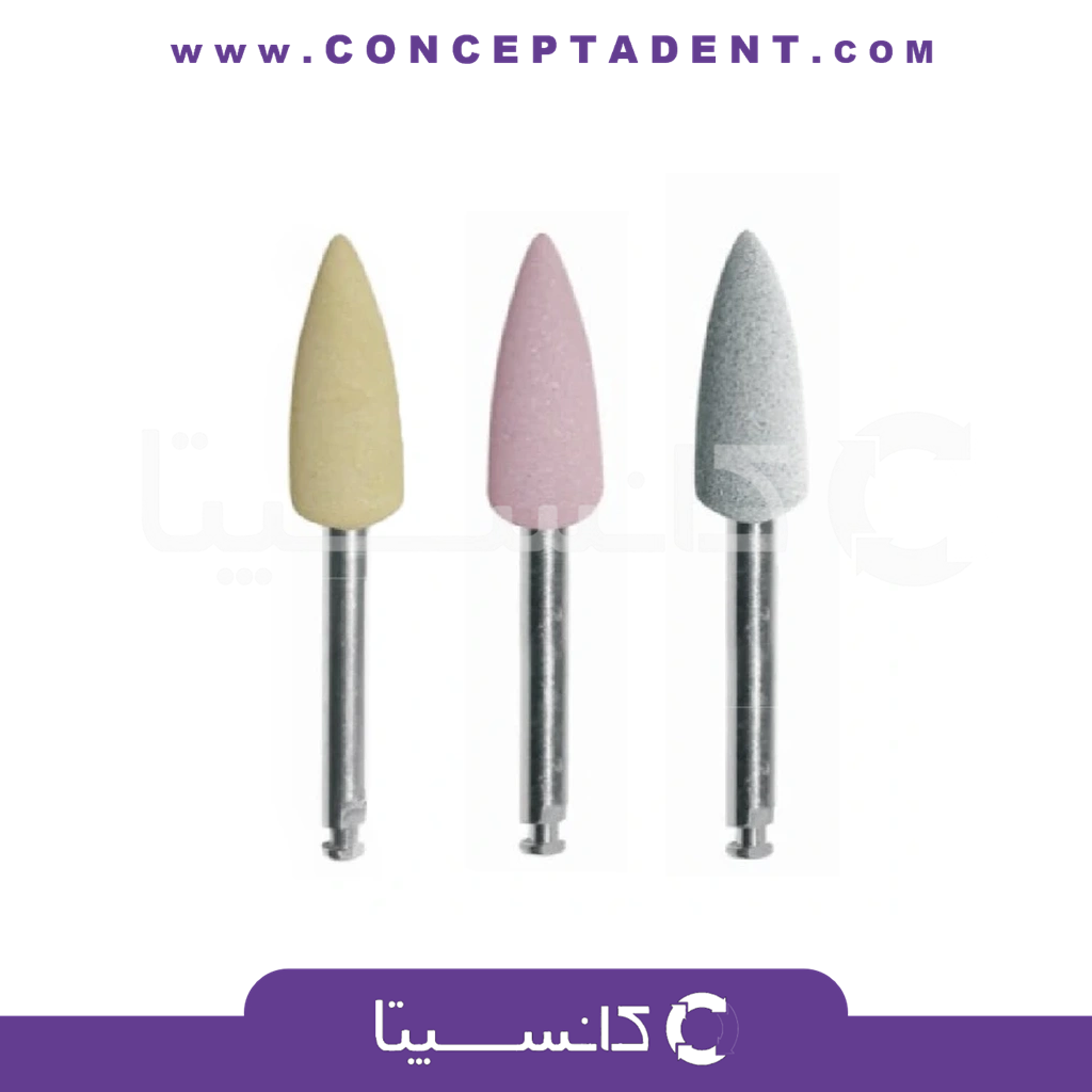 مولت پرسلن یونیورسال شکل شعله شمعی بزرگ 5 عددی – Universal Silicone Polisher