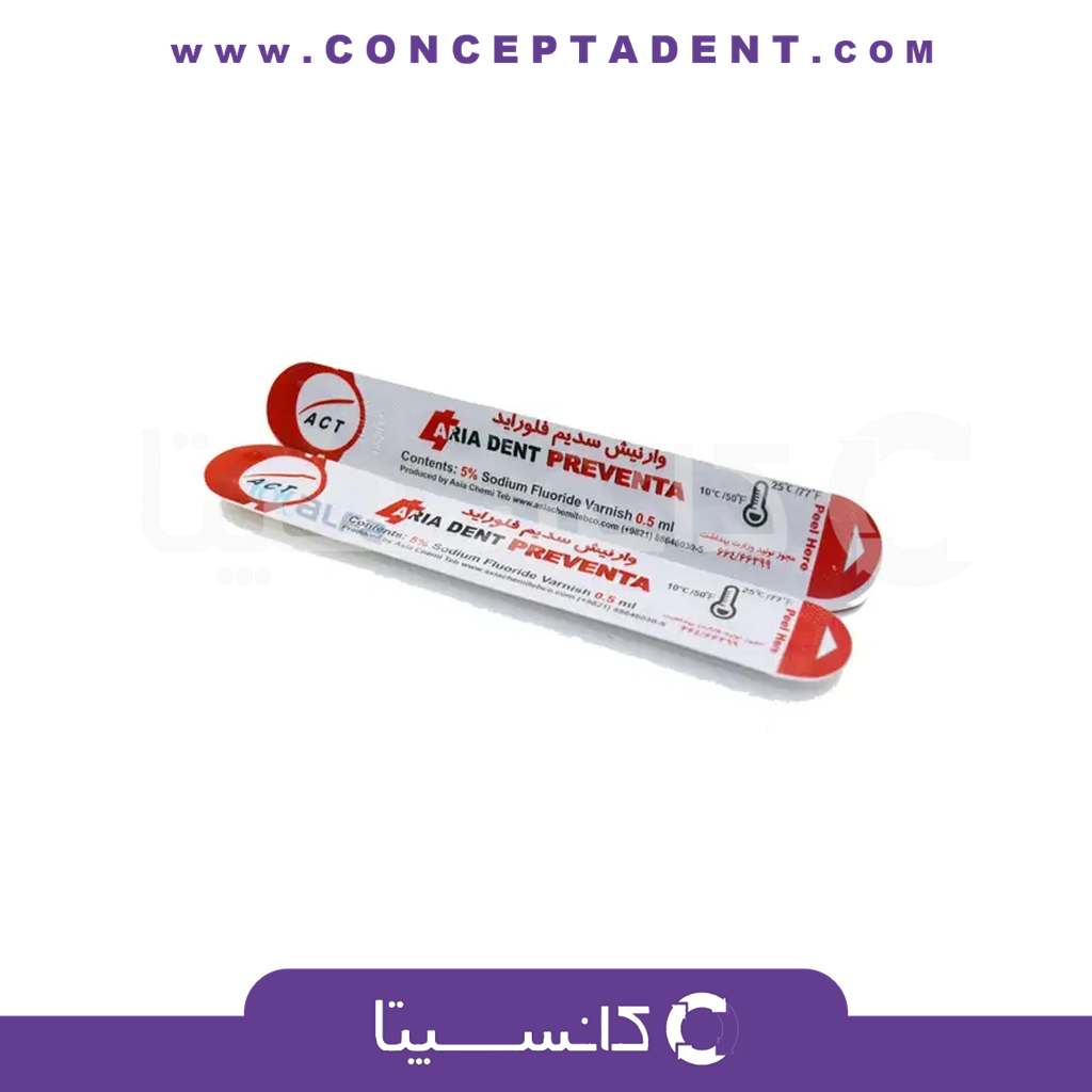 وارنیش فلوراید آریادنت – aria dent Preventa