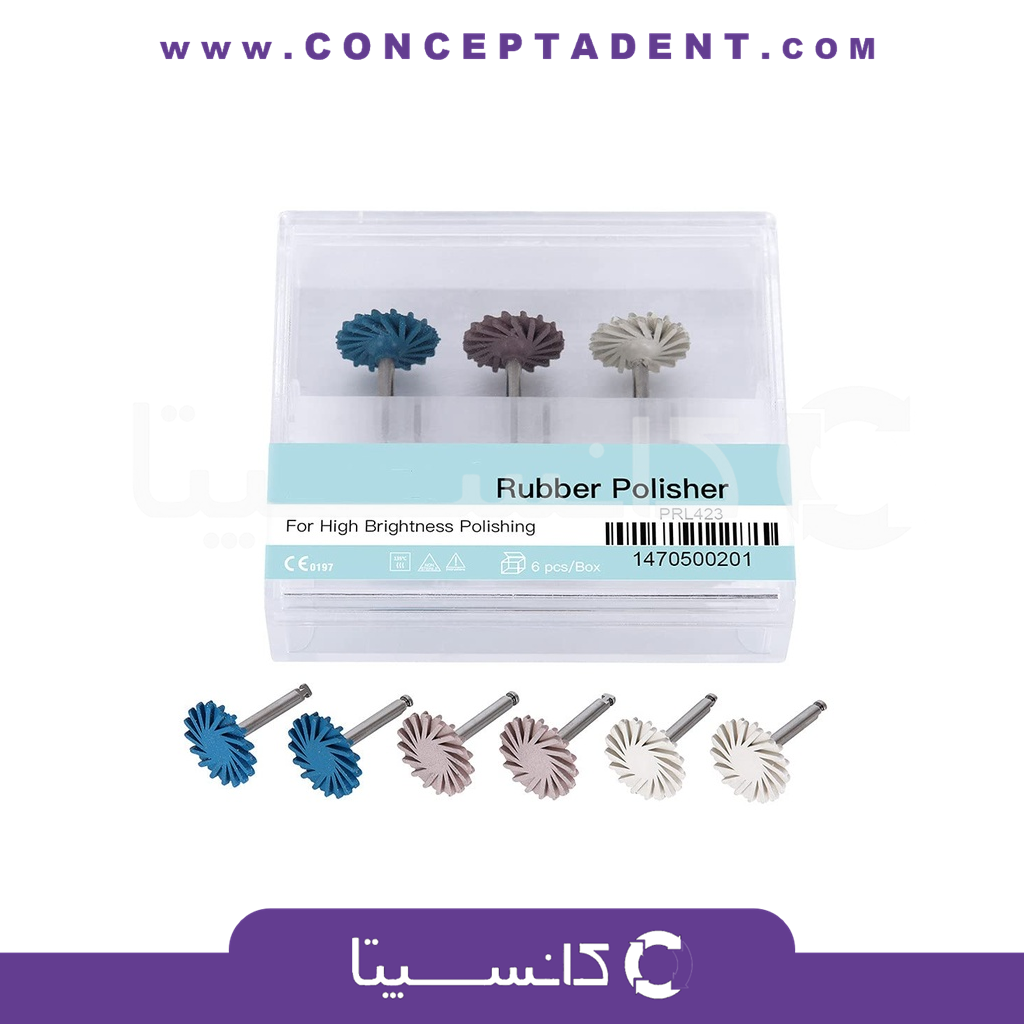 دیسک پالیش خورشیدی زدتی‌دنتال – Spiral Wheel Polishers