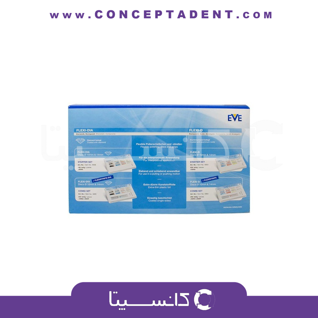 دیسک کامل الماسه پالیش کامپوزیت پرسلن – Flexi-Dia & Flexi Strips Dia Combi