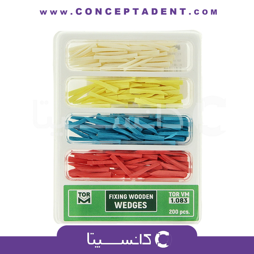 وج آناتومیک چهار رنگ – Fixing Wooden Wedges 1.083