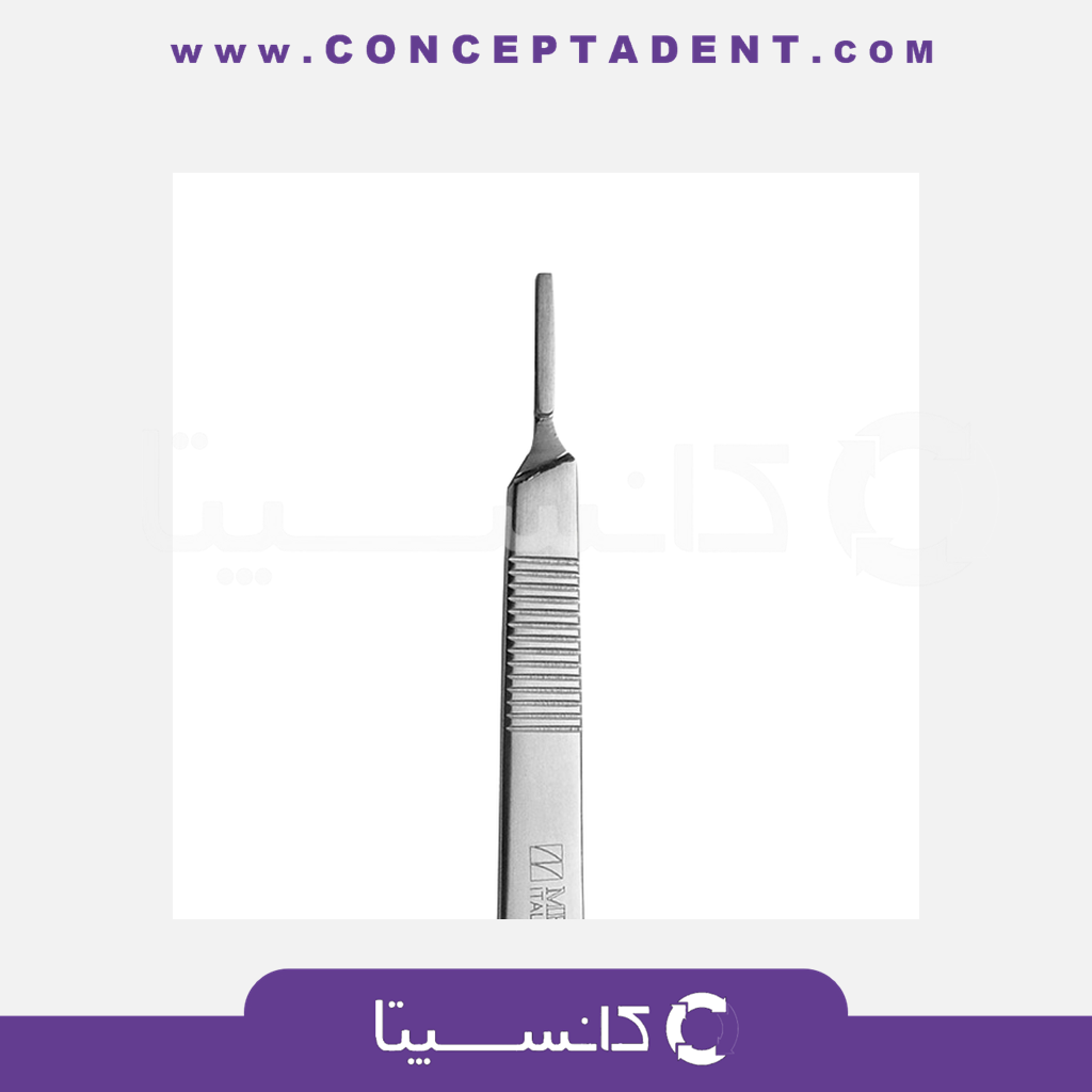 دسته تیغ بیستوری شماره 3 – Flat Scalpel Handles N.3