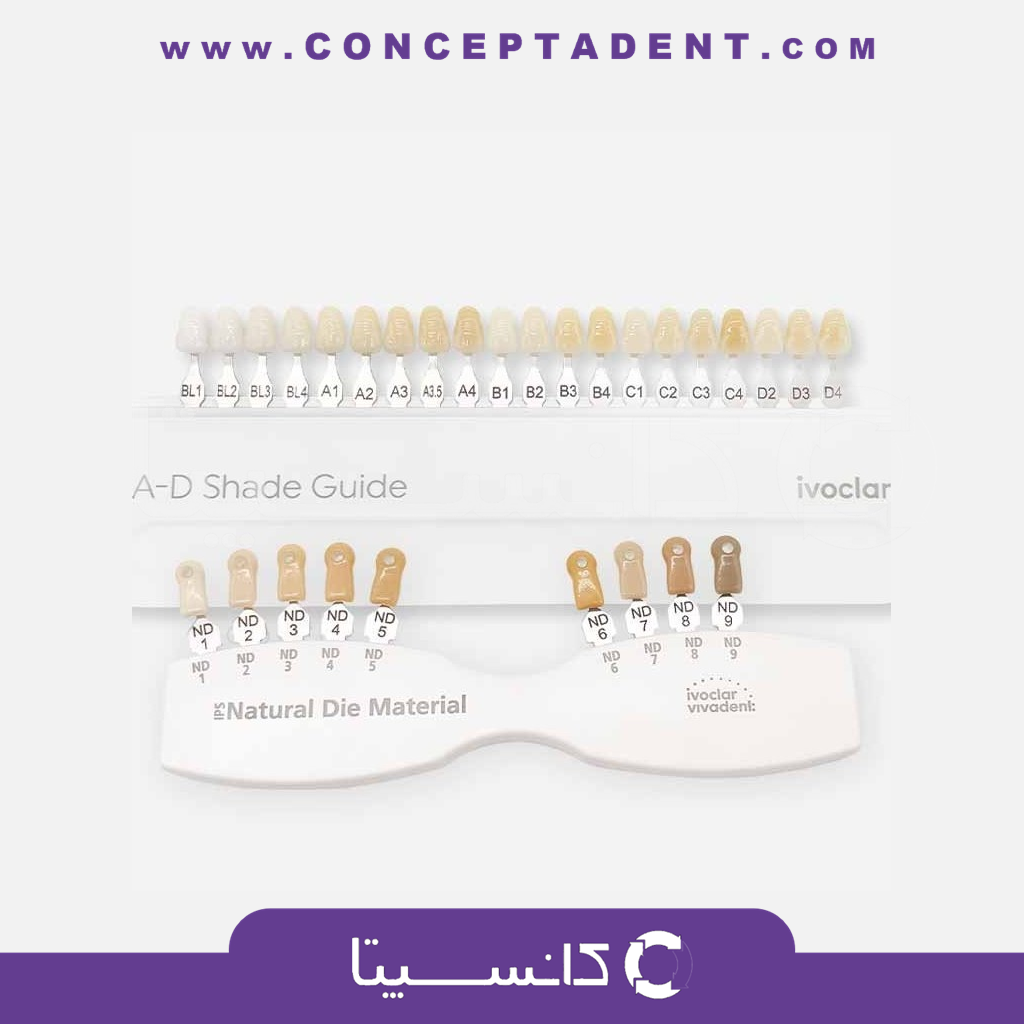 شید گاید کامل ایووکلار Shade Guide