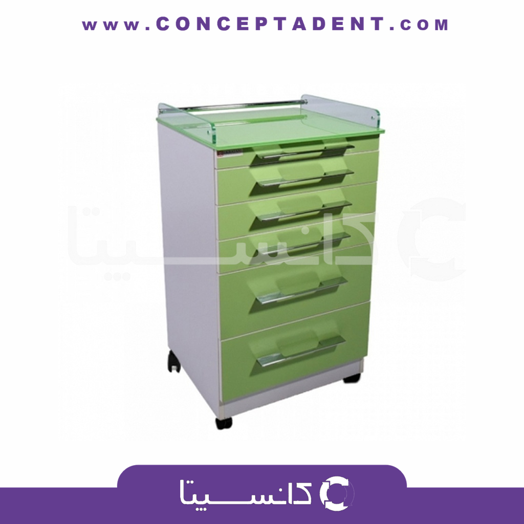 روتور 5 کشو تمام ام دی اف با درب هایگلاس مدل RO206 – navidekbatan