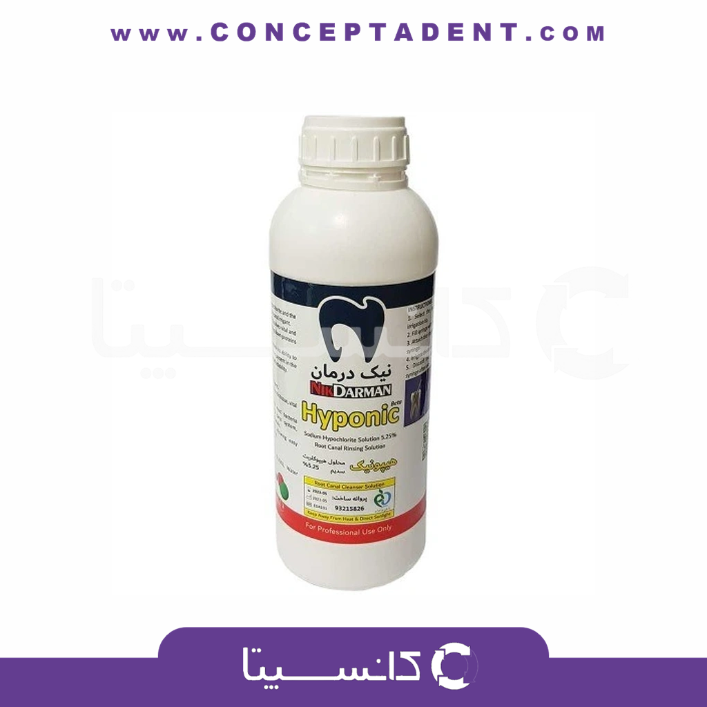 محلول هیپوکلریت سدیم یک لیتری – Hyponic Mega Sodium Hypochlorite %5.25