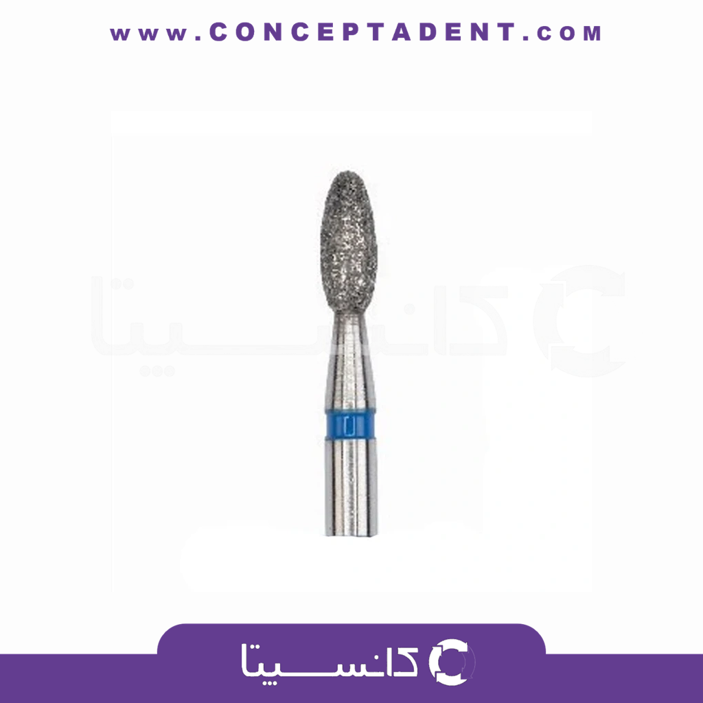 فرز الماسی مدل شعله شمعی توربین فرم 277 – Dental Diamond Burs Football 379
