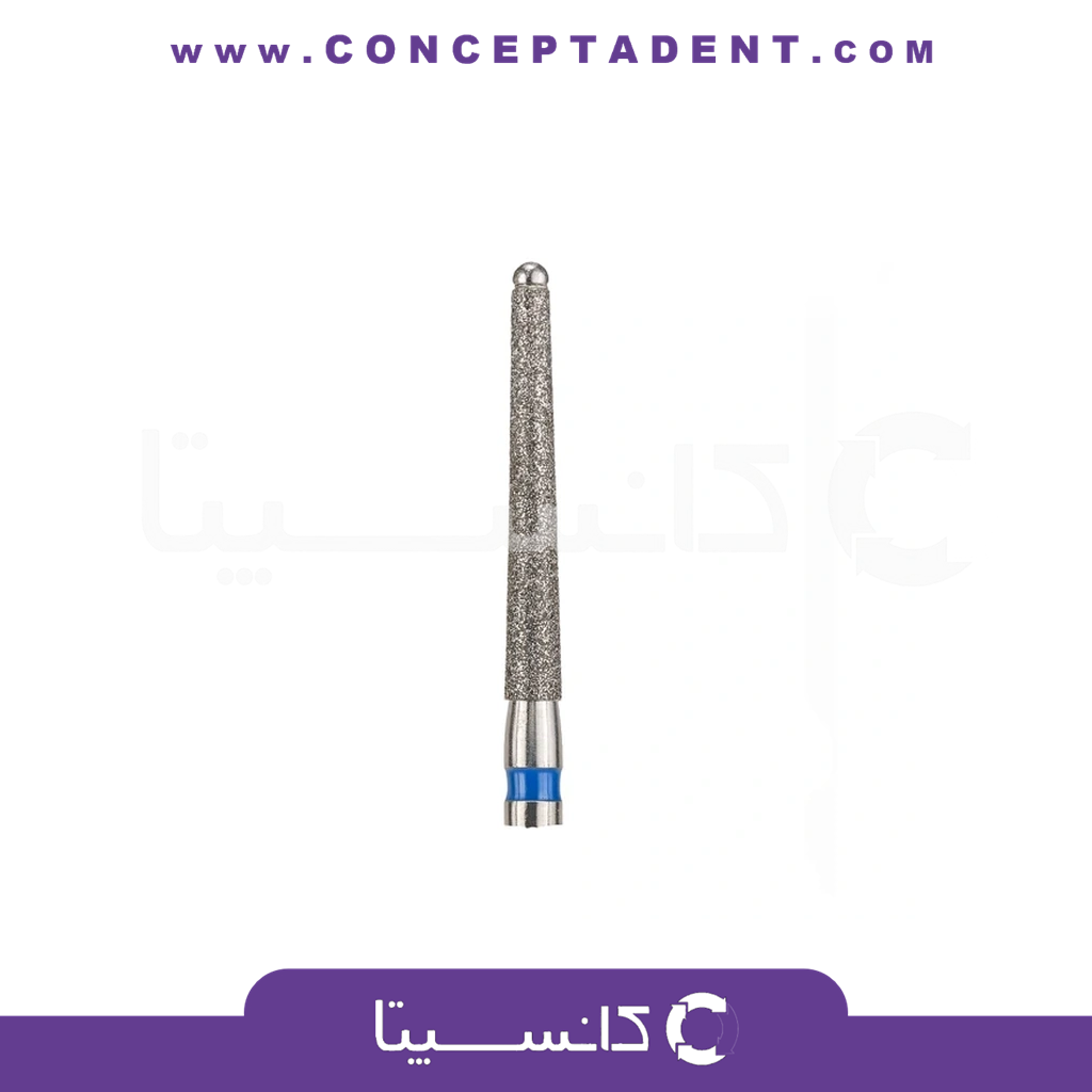 فرز الماسی مدل مخروطی ته گرد توربین فرم 220 – Dental Diamond Burs 857