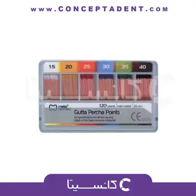 گوتا پرکا متا 2 درصد Gutta Percha Points .02 Meta – Meta 2% Gutta Percha Points