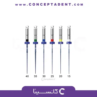 فایل روتاری بلو مدل KUV تیپر 4% – 4% KUV Rotary File